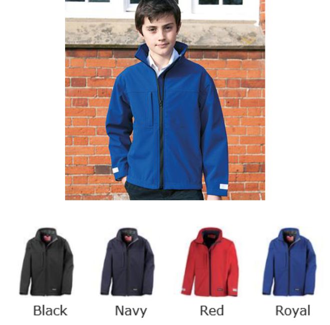 Result RS121B Junior Classic Softshell jacket - Click Image to Close